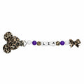 Modèle léopard violet foncé