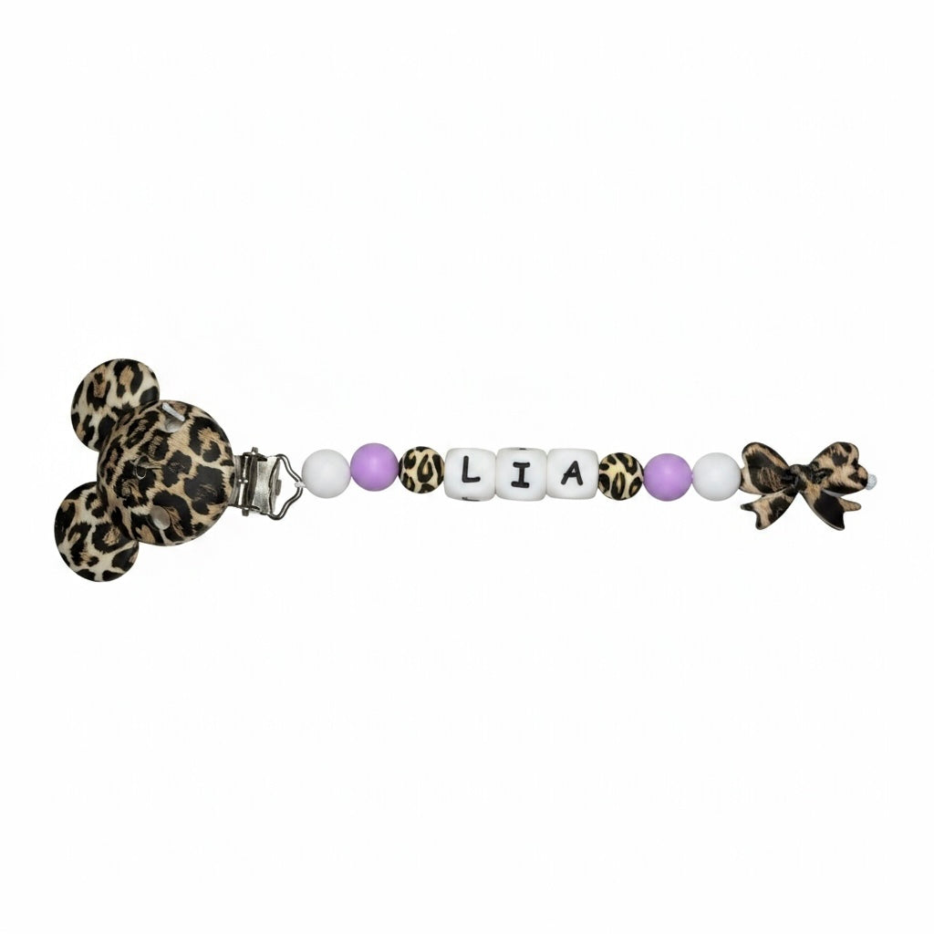 Modèle léopard lilas