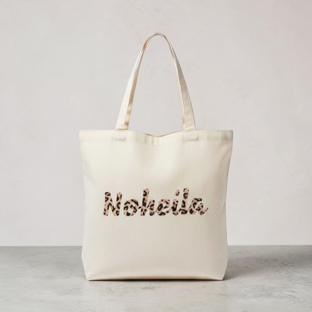 Tote bag personnalisé 🐆